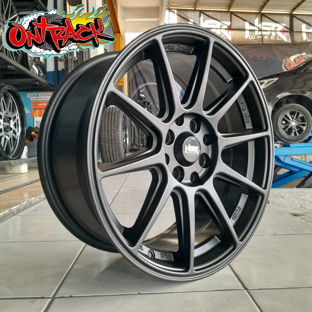 Velg Mobil celong ring 15 HSR SHINJUKU Lebar Belang 7/8 Double Pcd 4x100/4x114,3 Offset 35/30 Buat A