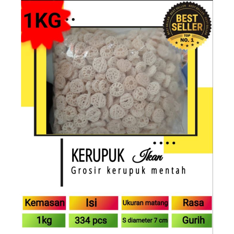 

kerupuk mawar 1 kg/seblak Rafael