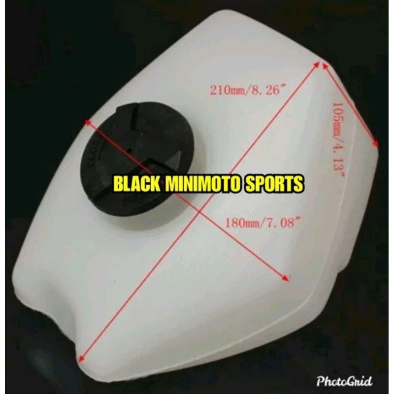 Tangki Mini GP Import Size 2 Liter - Fuel Tank Motor Mini Bike Custom 2 L Tebal & Kuat Lebih Besar