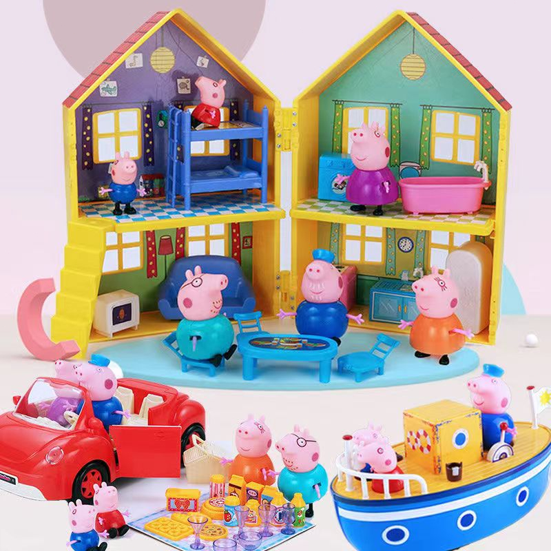 [COD] Mainan Rumah Rumahan Peppa Pig Piggy's Home Hadiah Kado Anak Perempuan