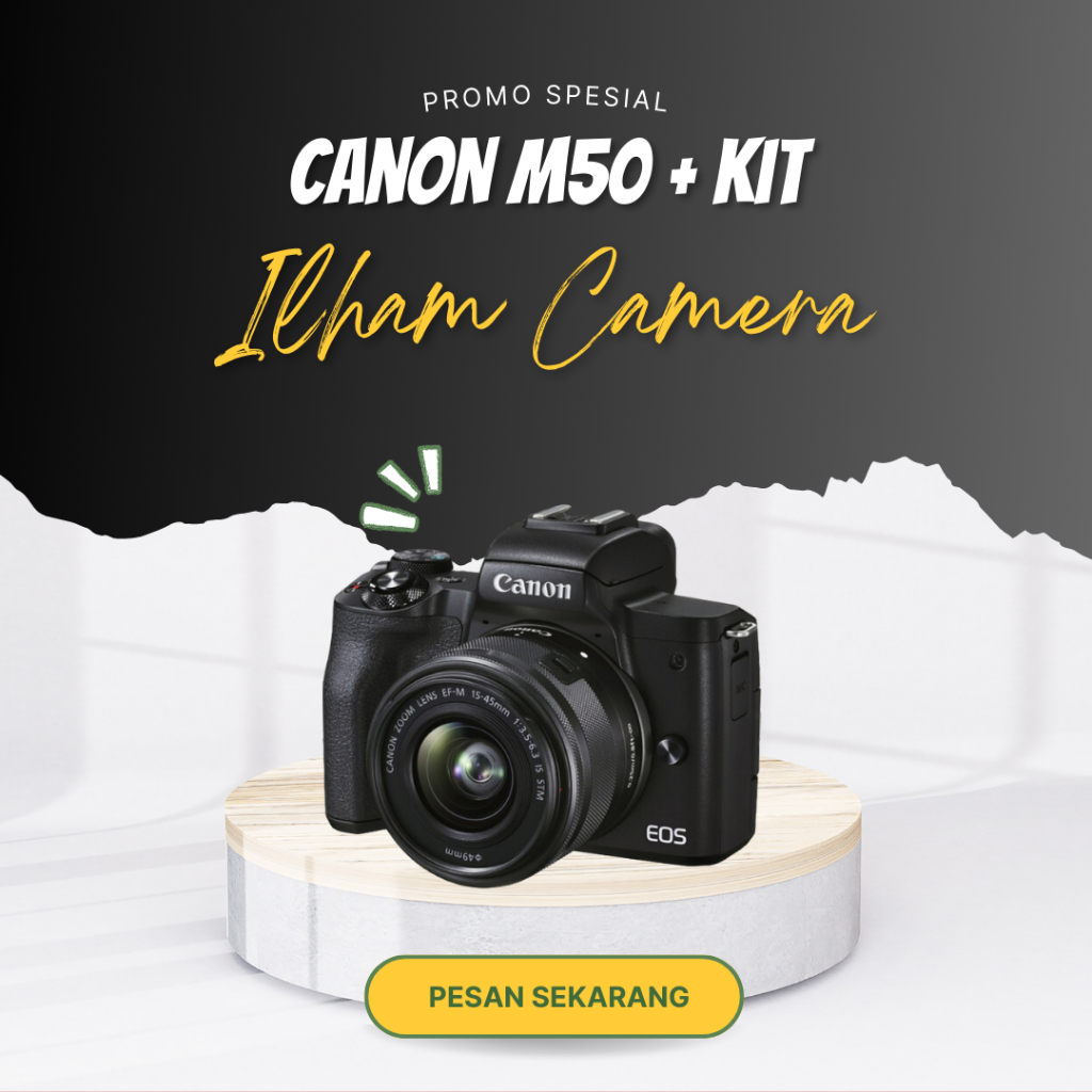 KAMERA CANON M50 + KIT