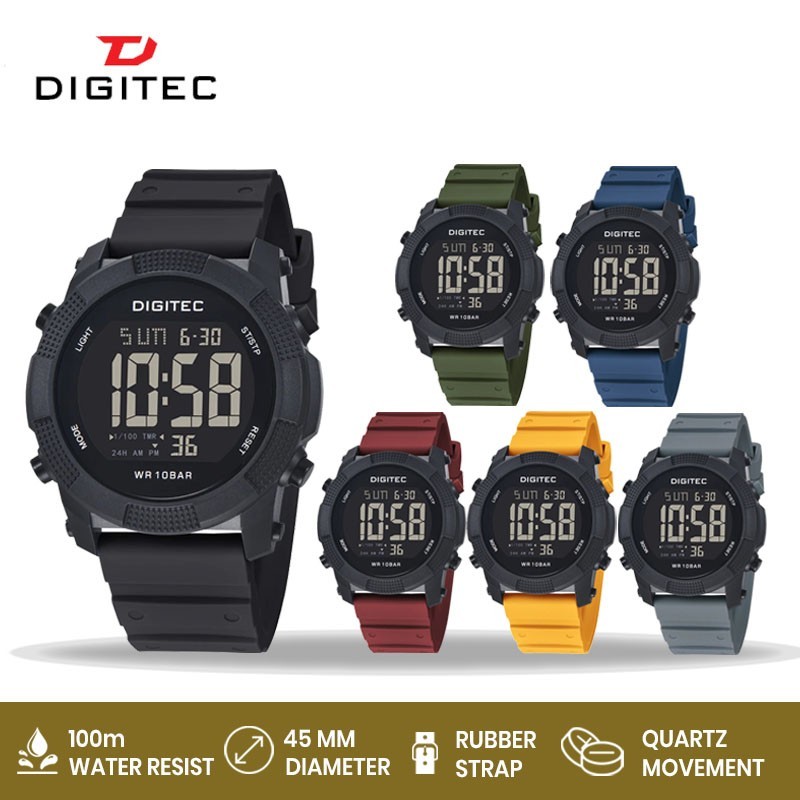Jam Tangan Digital Digitec DG-5189T DG-5189 DG5189 Original Resmi