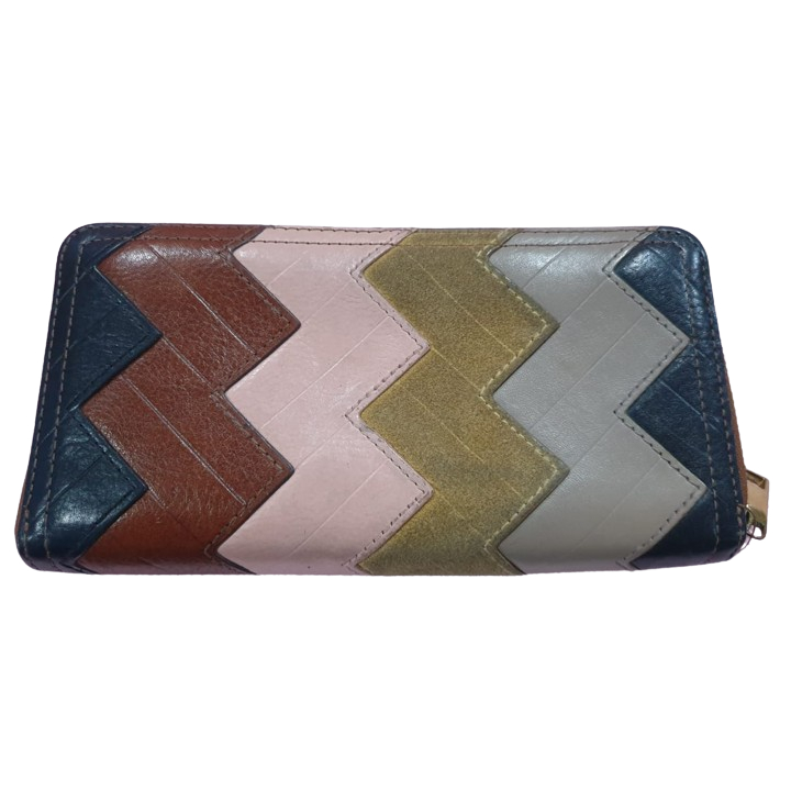 Preloved dompet  wanita mix kulit asli FO**IL ori authentic ada nomor seri / dompet bekas / dompet w