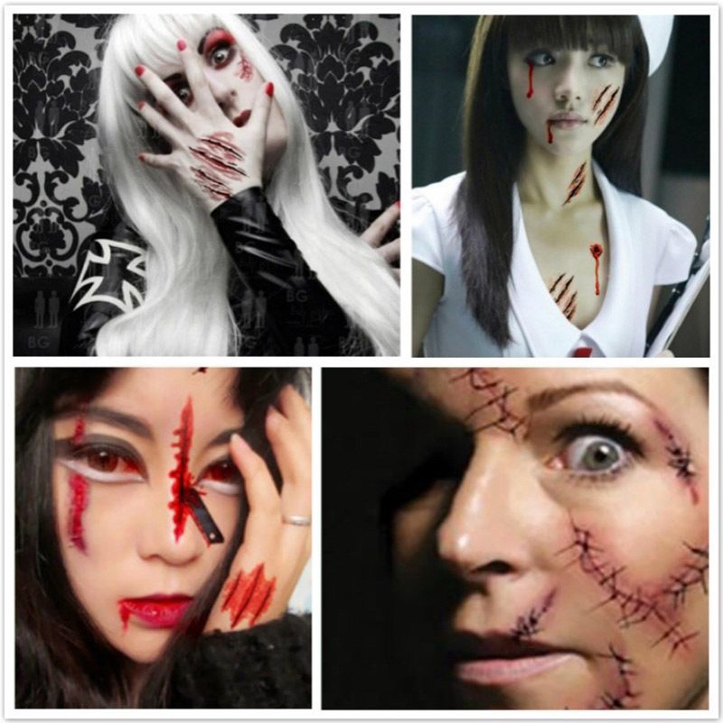Denpasar Tattoo Luka Tatto Halloween Tattoo Lubang Peluru Tato Darah Gigi Drakula Dracula HALLOWEEN 