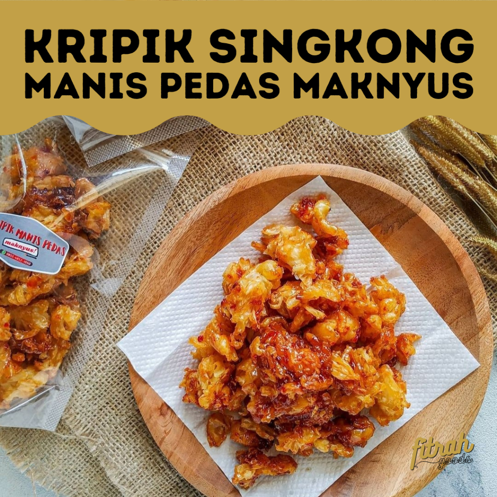 

Kripik Manis Pedas Maknyus (Kecil)