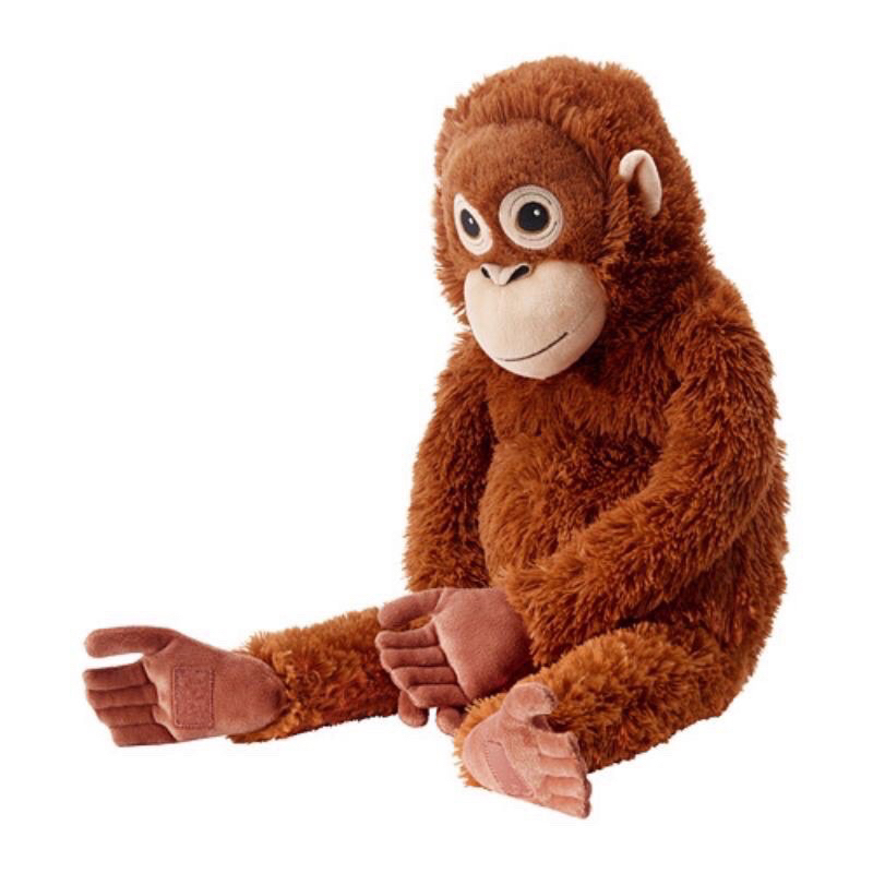 boneka monkey boneka orang utan boneka monyet bahan halus bahan rasfur