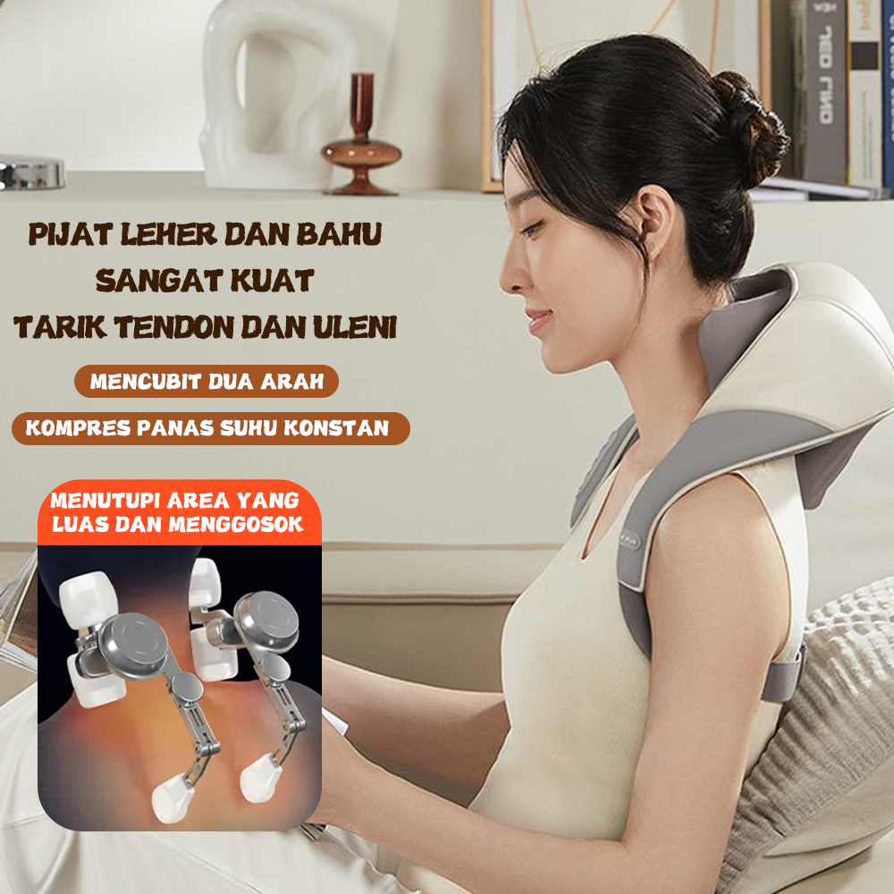 (Pengiriman cepat, dikirim dari Jakarta) Pijat Bahu Dan Tulang Belakang Leher Multifungsi / Bantal P