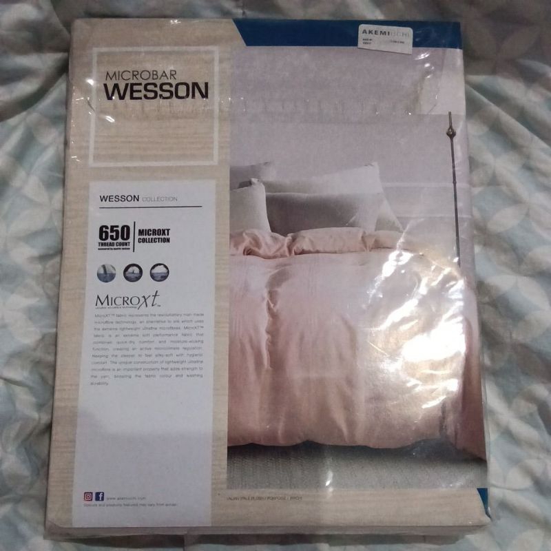 NEW SPREI AKEMI UCHII Microbar Wess Collection 650 threadcount BARU