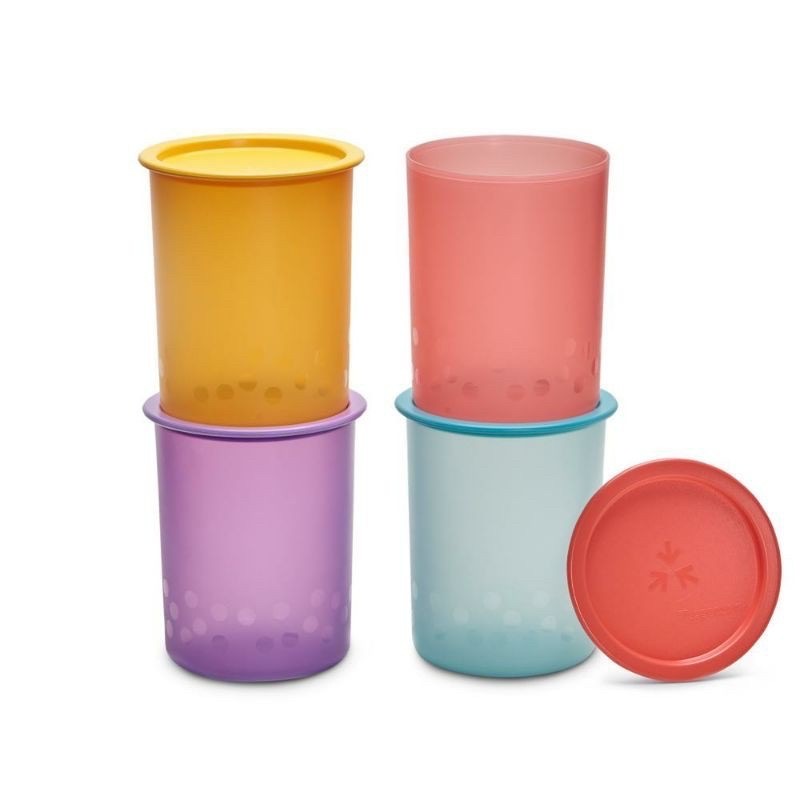Tupperware trio canister set toples kue toples snack (4pcs)