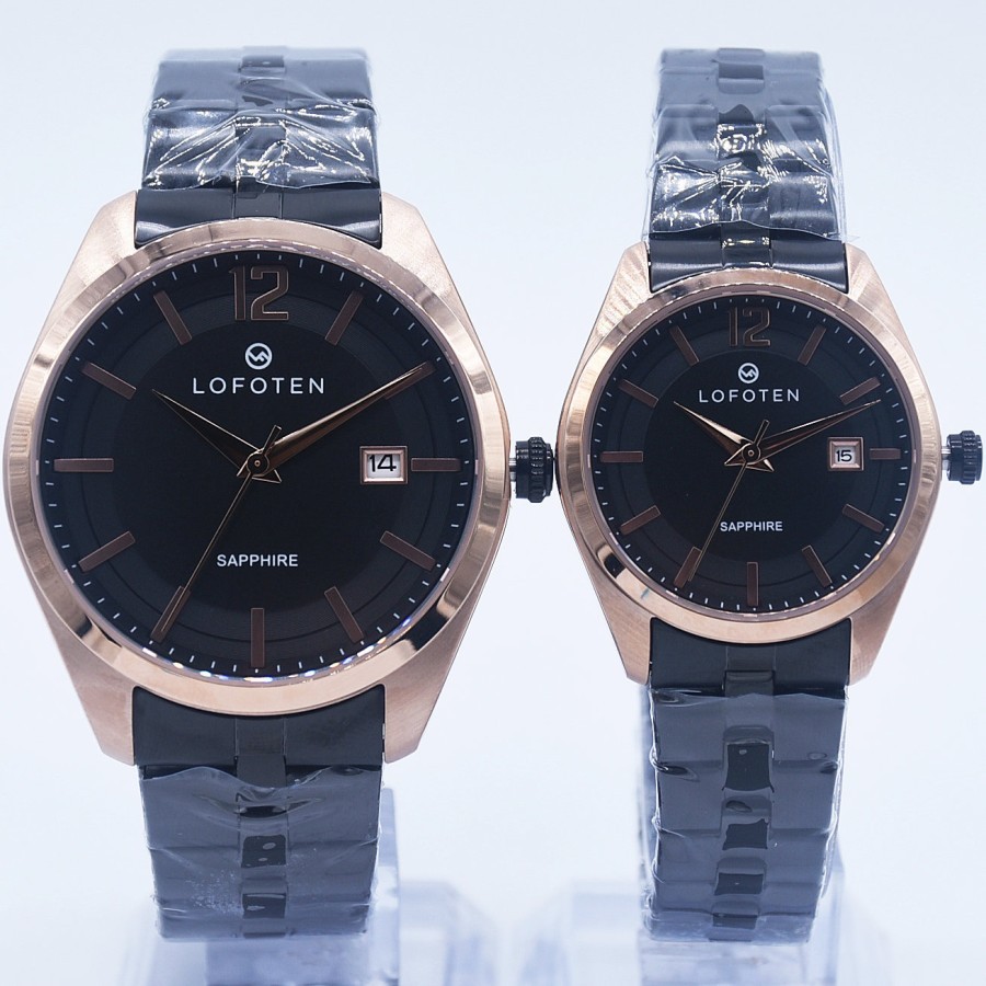 LOFOTEN 8106MBR/LBR-Jam Tangan COUPLE (Pasangan) Analog Original-Garansi Resmi