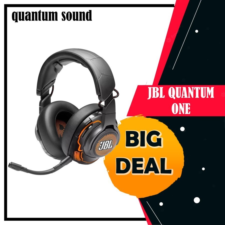 JBL Quantum ONE Noise-Canceling Over-Ear Gaming Headset