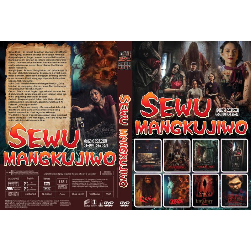 Kaset Koleksi Film "  The Doll, Sewu Dino, Mangkujiwo