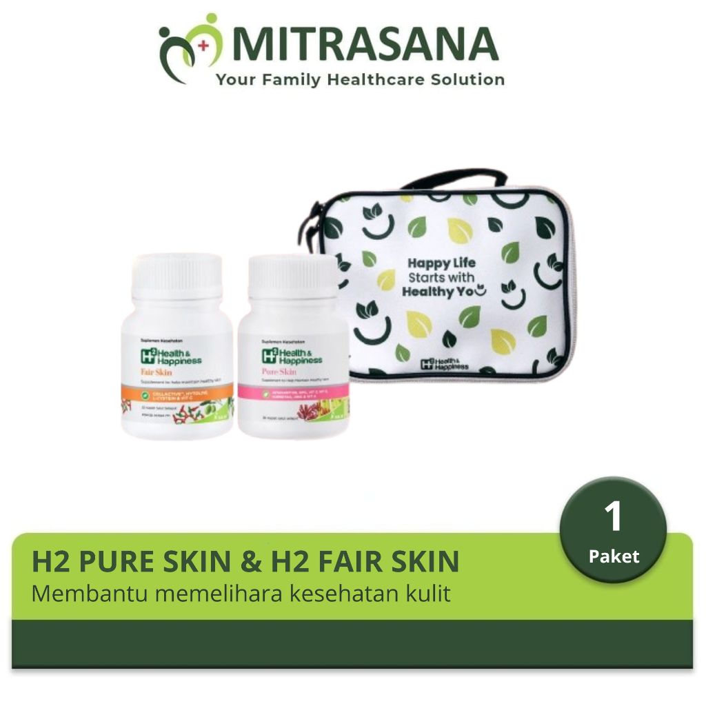 Paket Kesehatan Kulit - H2 Fair Skin & H2 Pure Skin
