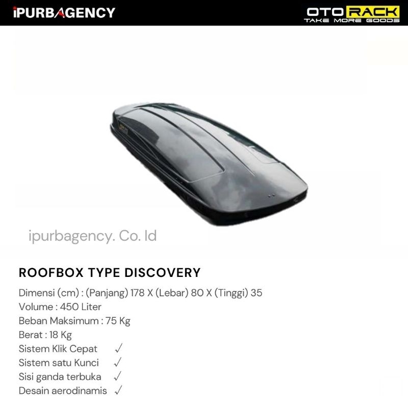 Roof box Otorack Discovery