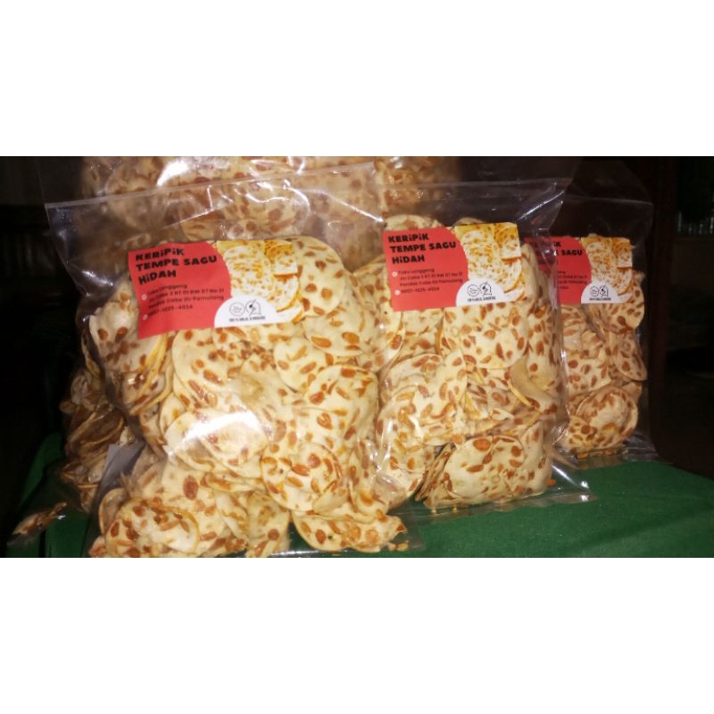 

Keripik Tempe Sagu 100g / 250g
