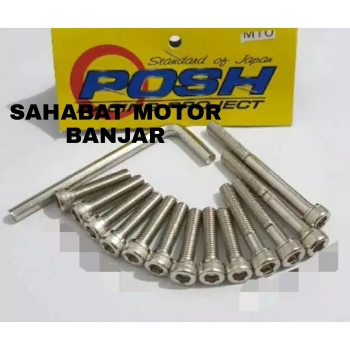 Baut blok mesin Honda Beat beat fi - Scoopy