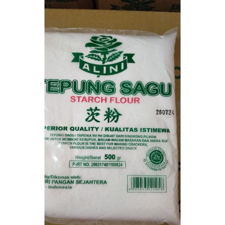 

Ready stock ALINI TEPUNG SAGU 500 GR