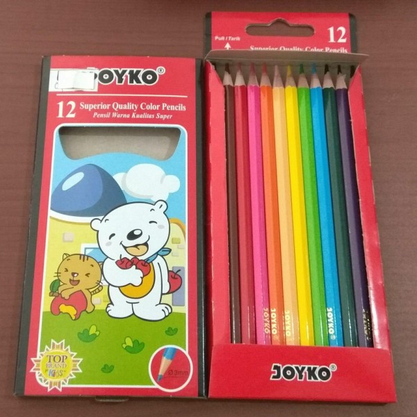

Pensil Warna/color pensil Panjang Joyko CP-12PB 12 Warna/pcs