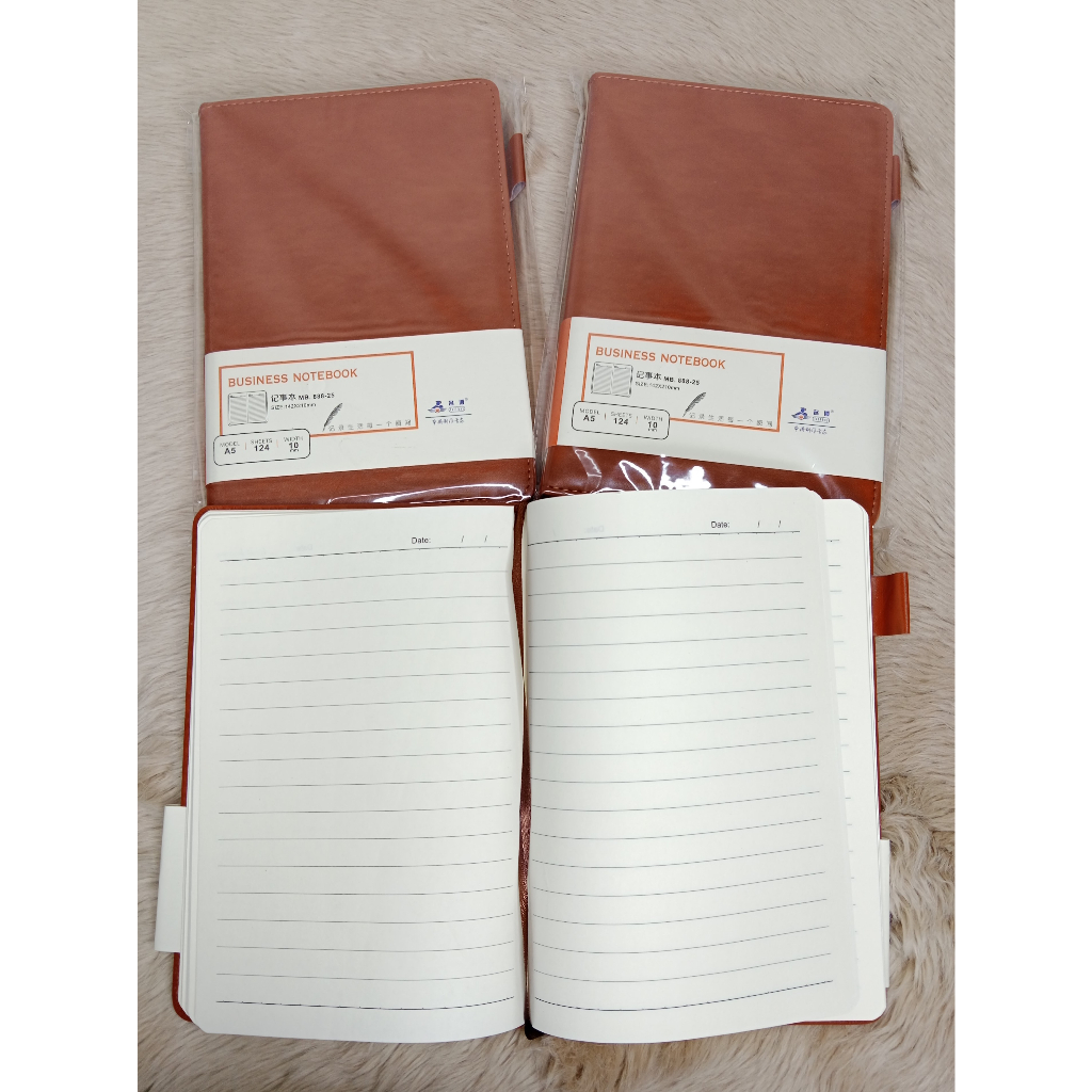 

Buku Catatan Kerja Cover Kulit Kertas A5 / Agenda Soft Cover