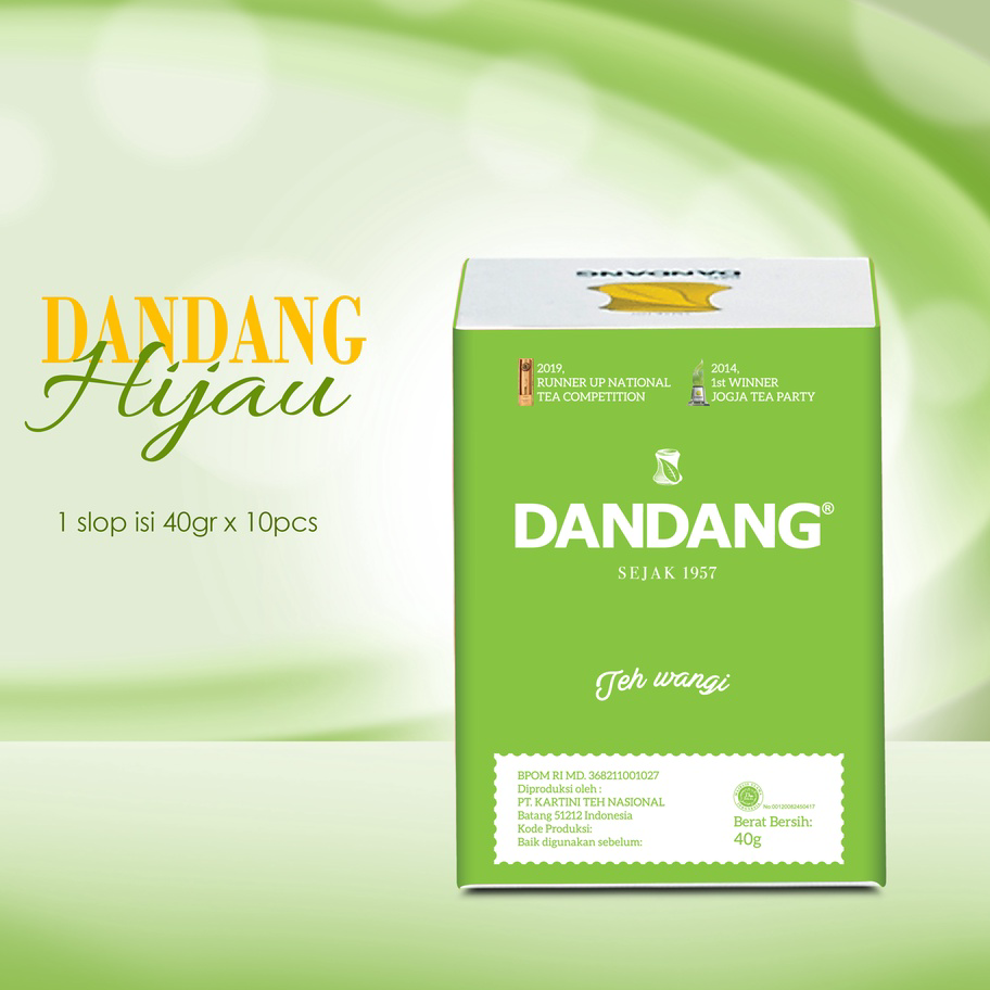 

Kirim Langsung Teh Dandang Hijau 40gr [1 slop isi 10 pcs] Baru