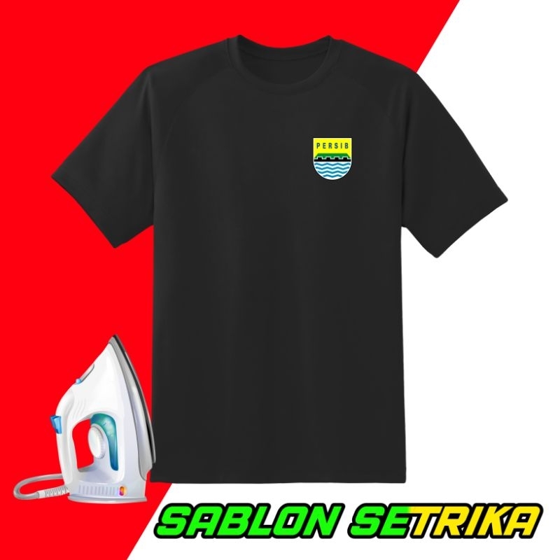 Sablon Setrika Kaos Persib Bandung Ukuran 6 cm murah cuma 2000