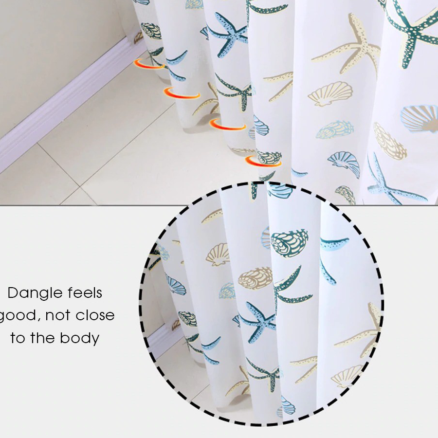 Baru 180*200 TIRAI KAMAR MANDI ANTI AIR, HORDEN KAMAR MANDI + KAITAN