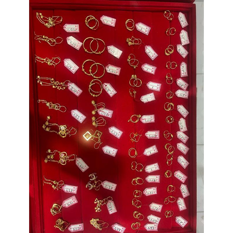 anting emas anak baby dewasa