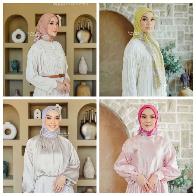 Zyta Delia x Tiqasya Scarf - Osara Series - Hijab - Jilbab - Kerudung