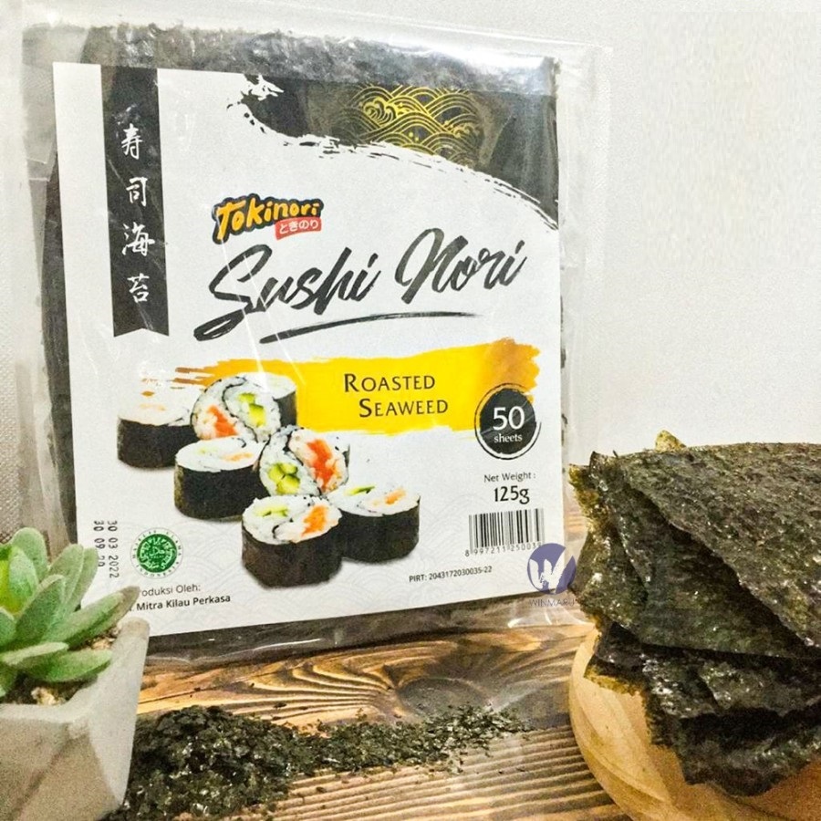 

Tokinori Sushi Nori Seaweed Rumput Laut 50 sheets/lembar