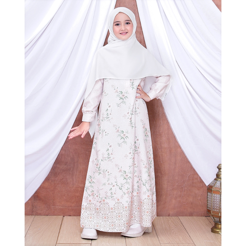 KIVITZ | BASRA DRESS KIDS - BAJU GAMIS ANAK MUSLIM EXCLUSIVE LIMITED PRINTING