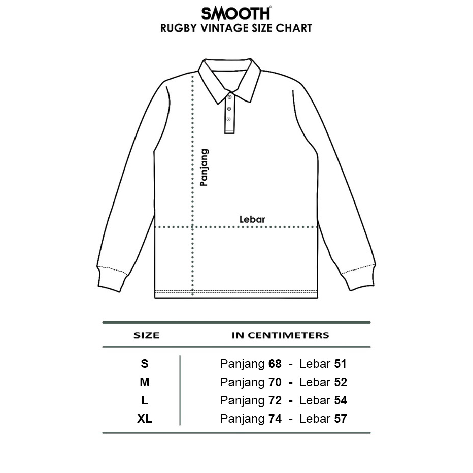 PROMO SMOOTH BASIC Vintage Rugby Polo Shirt - Grey White.