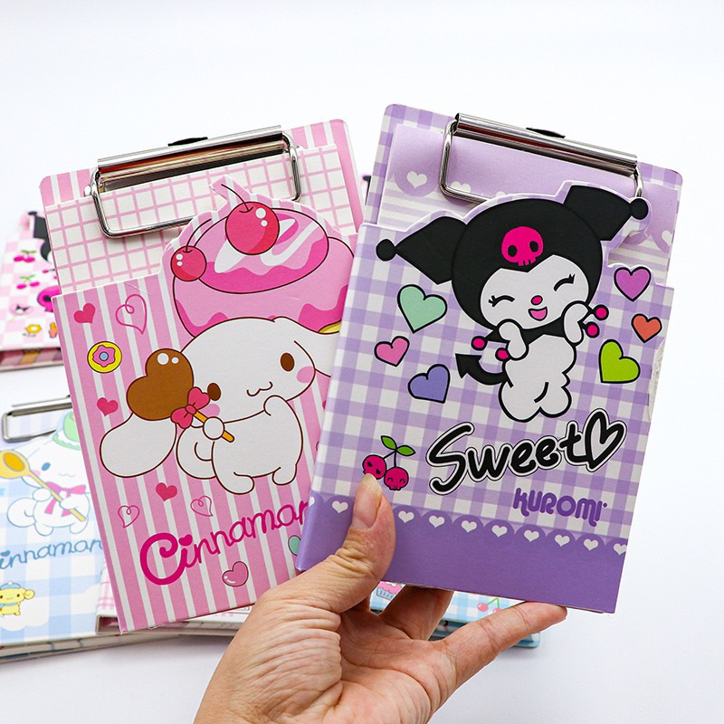 

MEMO MINI NOTES ADA PAPAN KLIP BOOK NOTE SANRIO KUROMI CINNAMOROLL
