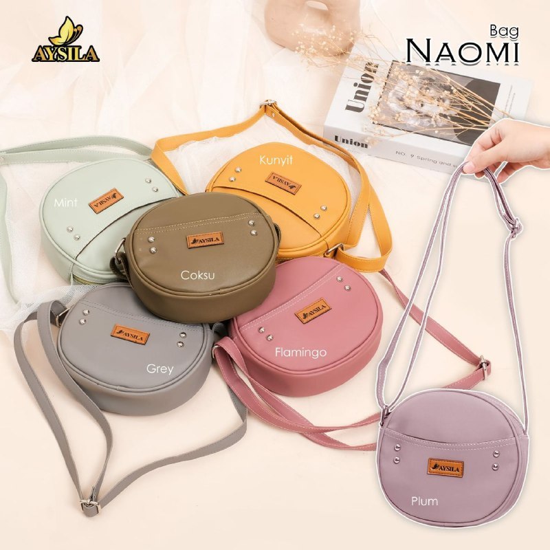 NAOMI BAG BY AYSILA // TAS BAHU SELEMPANG TANGAN SLINGBAG SLIMBAG WANITA LUCU MURAH WARNA HIJAU MINT