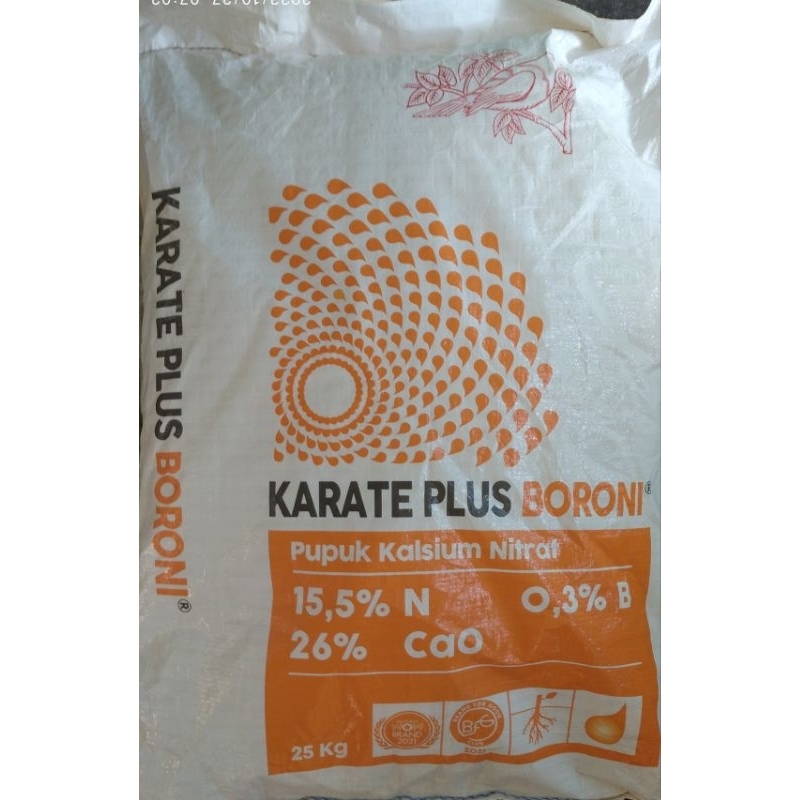 PUPUK KARATE PLUS BORONI 25 KG