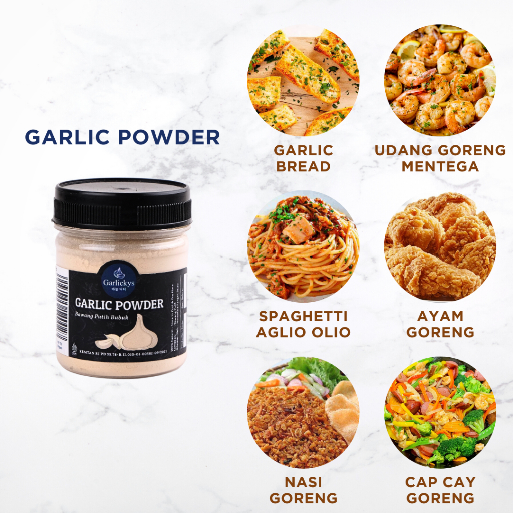 

Bawang Putih Bubuk / Garlic Powder Premium Quality by Garlickys