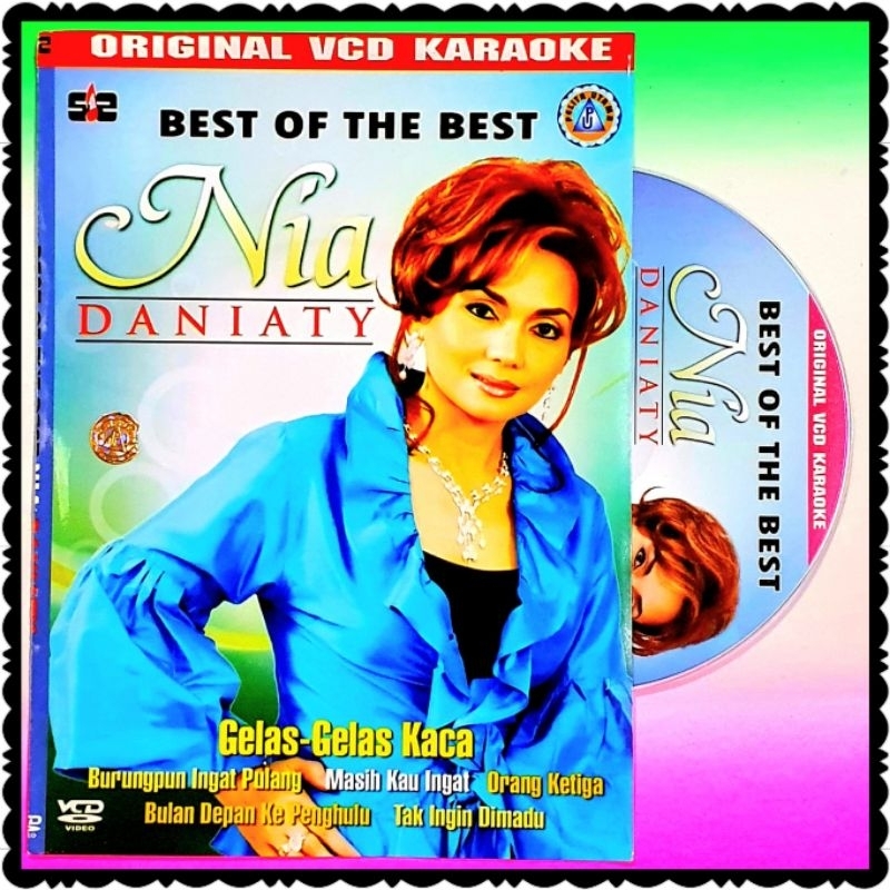 KASET ORIGINAL VCD LAGU NIA DANIATY BISA KARAOKE VOCAL ON OF AKTIF-LAGU KARAOKE POP-LAGU KARAOKE TEM