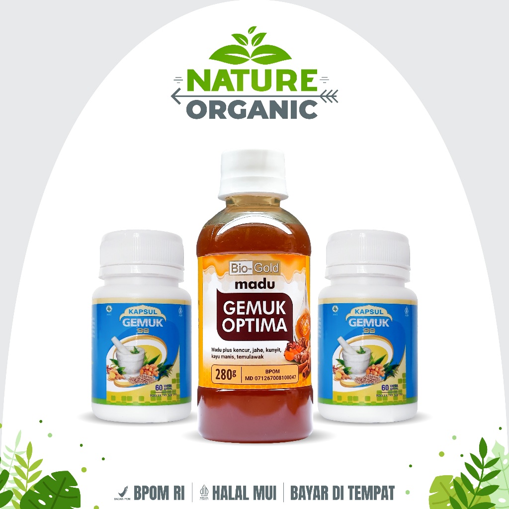 

Promo [BELI 2 GRATIS 1]: 1 Botol Madu Gemuk Optima + GRATIS 2 Botol Gemuk 99 - Obat Penggemuk