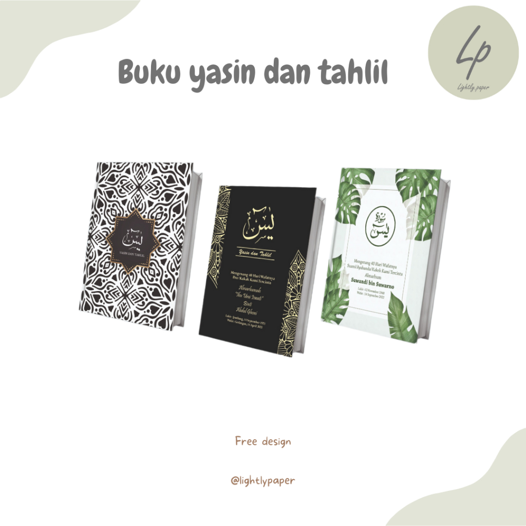 buku yasin soft cover / buku yasin dan tahlil / majmu syarif / kumpulan dzikir dan doa doa / kumpula