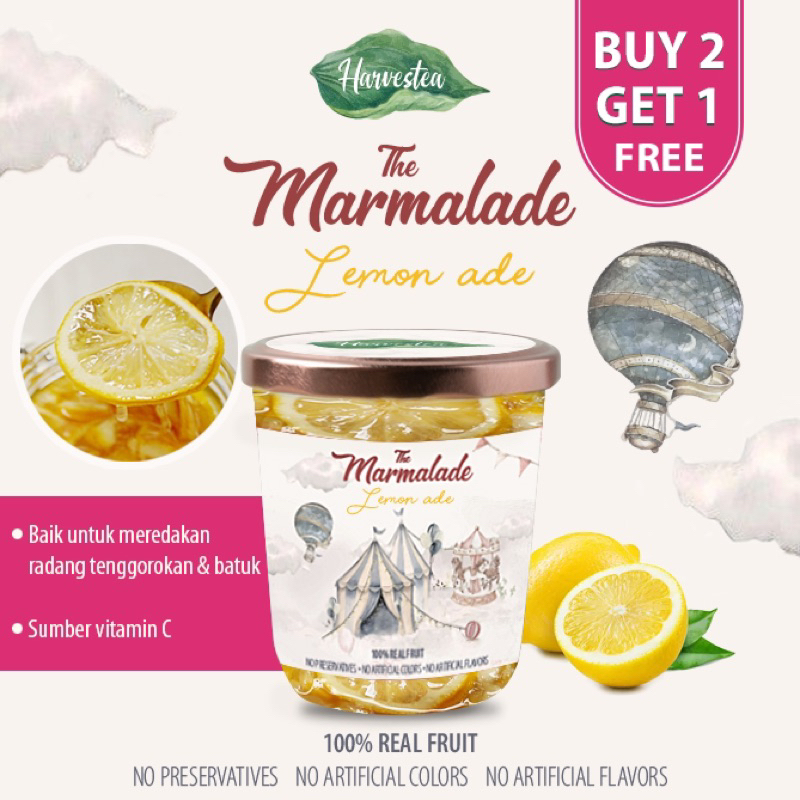 

HARVESTEA THE MARMALADE LEMON ADE | HONEY LEMONADE MADU