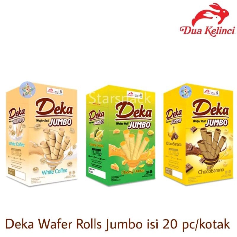 

DEKA WAFER ROL JUMBO ALL VARIANT PER BOX ISI 20pcs