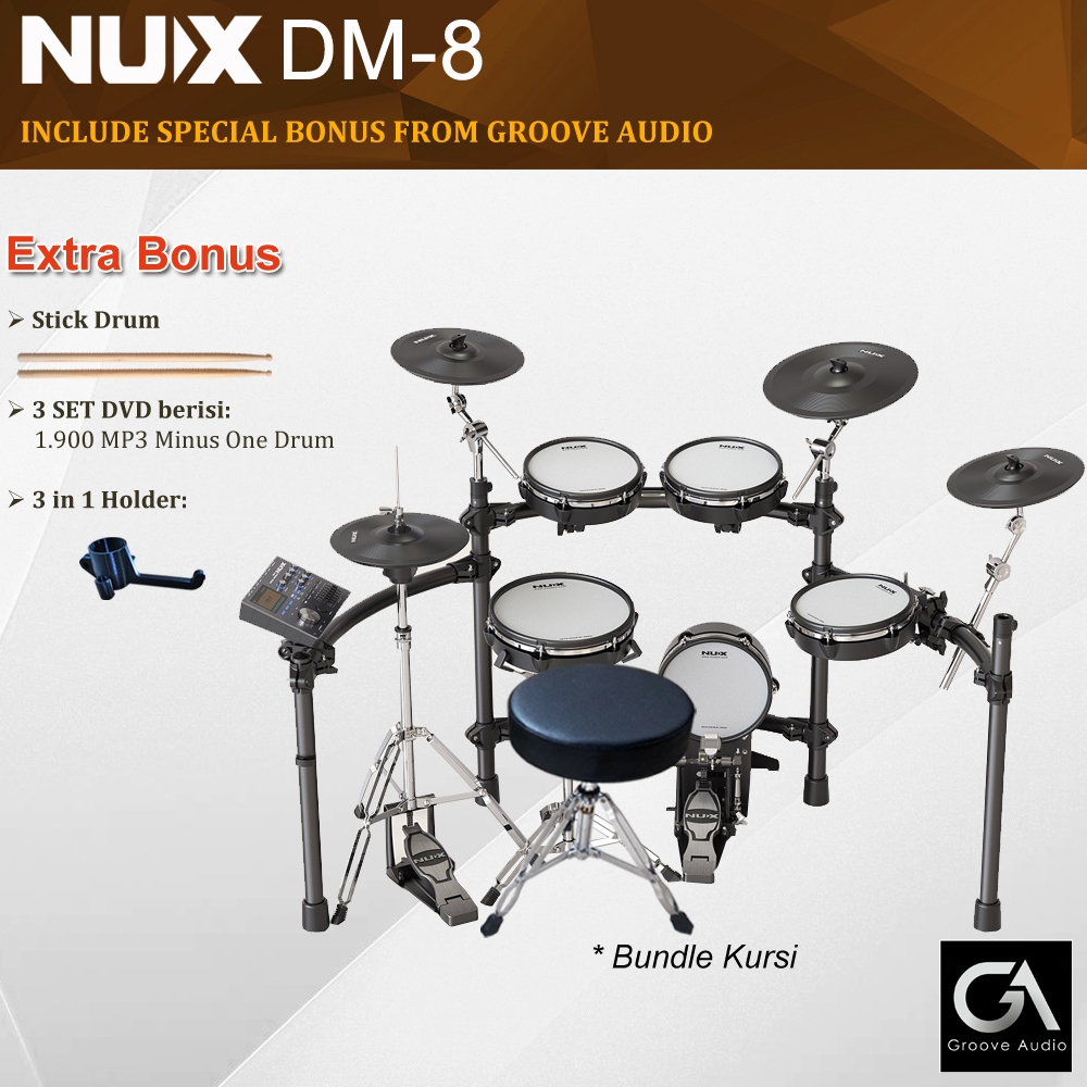 NUX DM8 Drum Elektrik / DM 8 / DM-8 Electric Drum