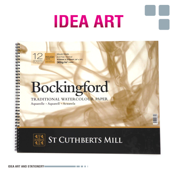 

Bockingford White Rough 410 x 310 Kertas Lukis Watercolour