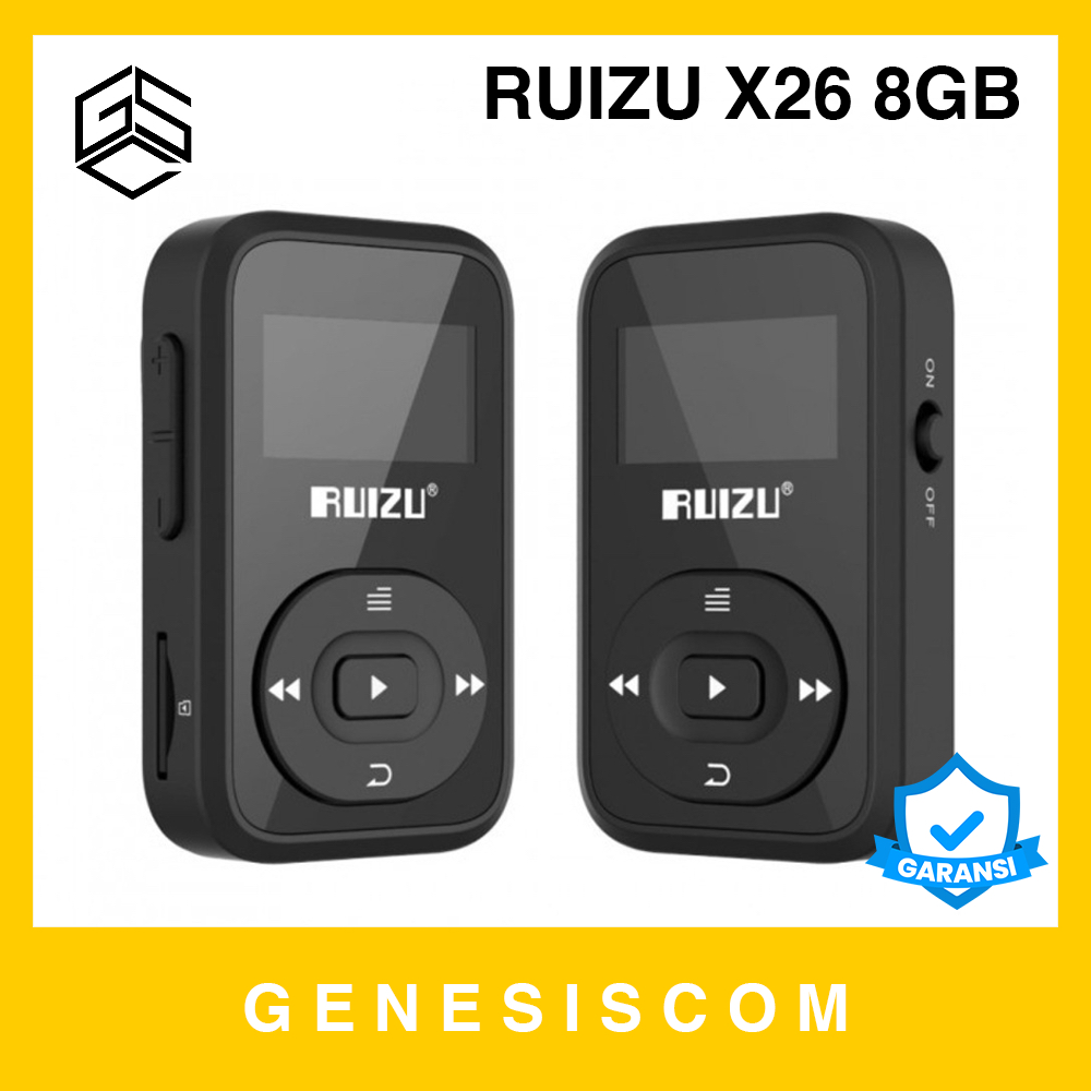 MP3 MP4 Player Ruizu X26 8GB Bluetooth + 3.5mm Audio Jack AUX Portable Mini HiFi DAP Digital Music A
