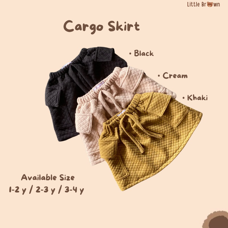 Rok Cargo / Rok Cargo anak perempuan / cargo skort