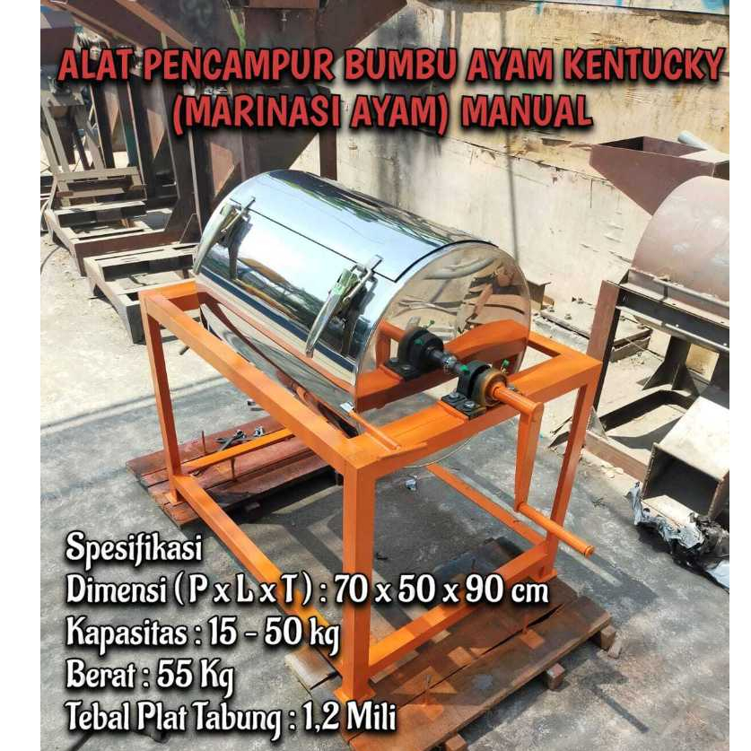 

ALAT PENCAMPUR BUMBU AYAM KENTUCKY (MARINASI AYAM) MANUAL