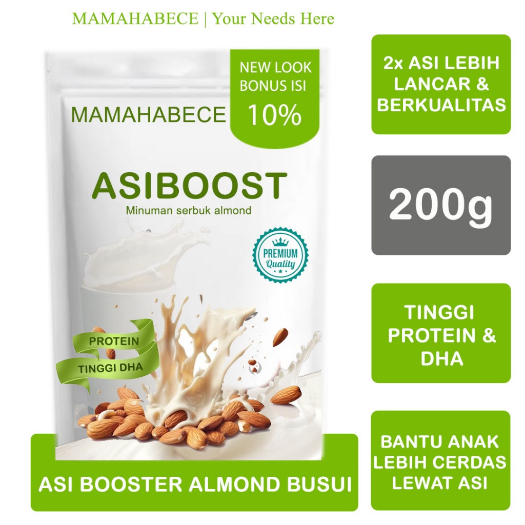 Susu Almond Ibu Menyusui Almond Asi Booster Menyusui Susu Asi Booster Pelancaran Asi Booster