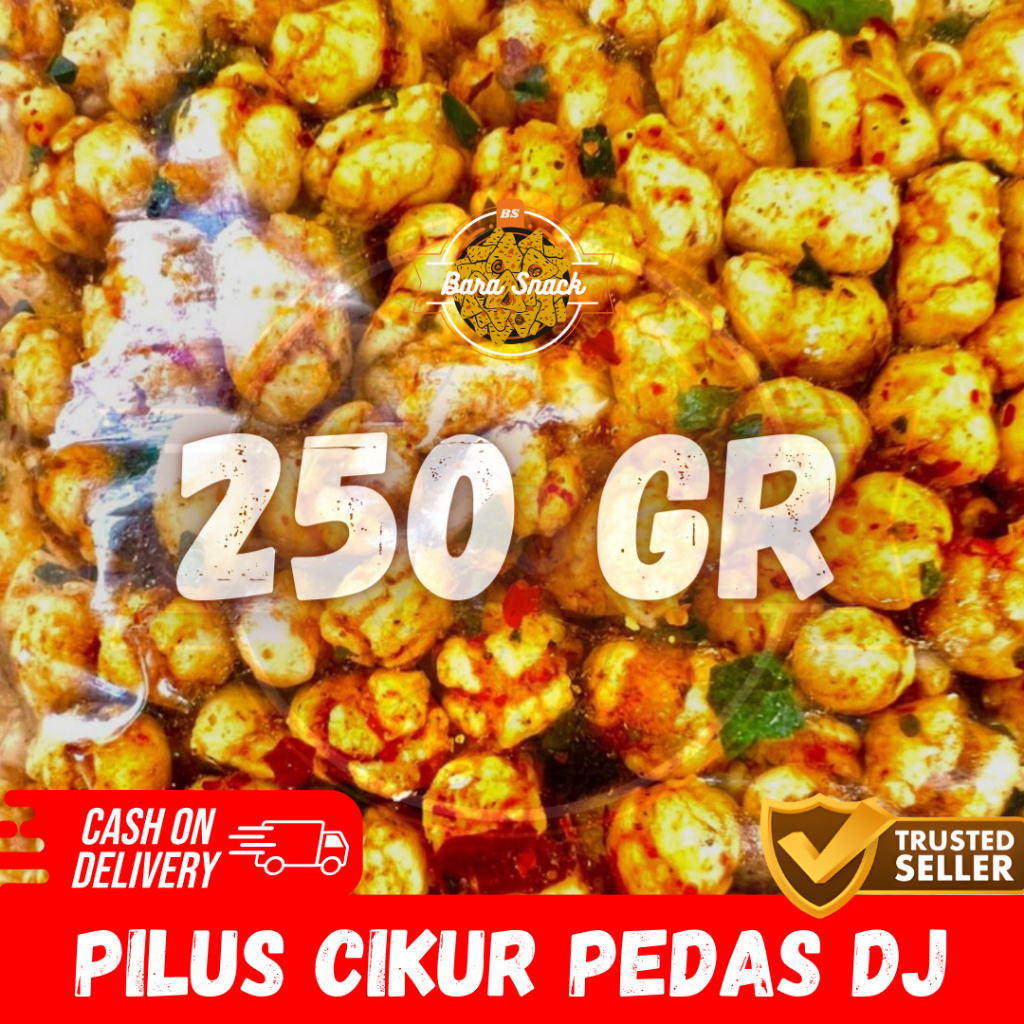 

[ 250gr ] Pilus Cikur / Pilus Kencur Pedas Daun Jeruk / Camilan Snack Kiloan Murah