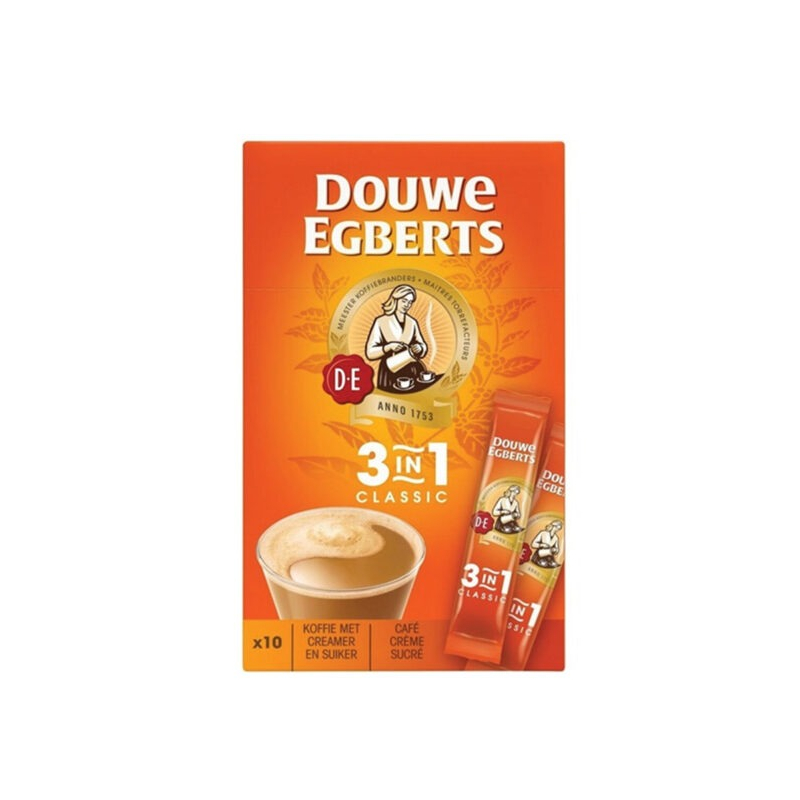 

Douwe Egberts Instant Coffee 3in1 Classic 10 x 18 Gram