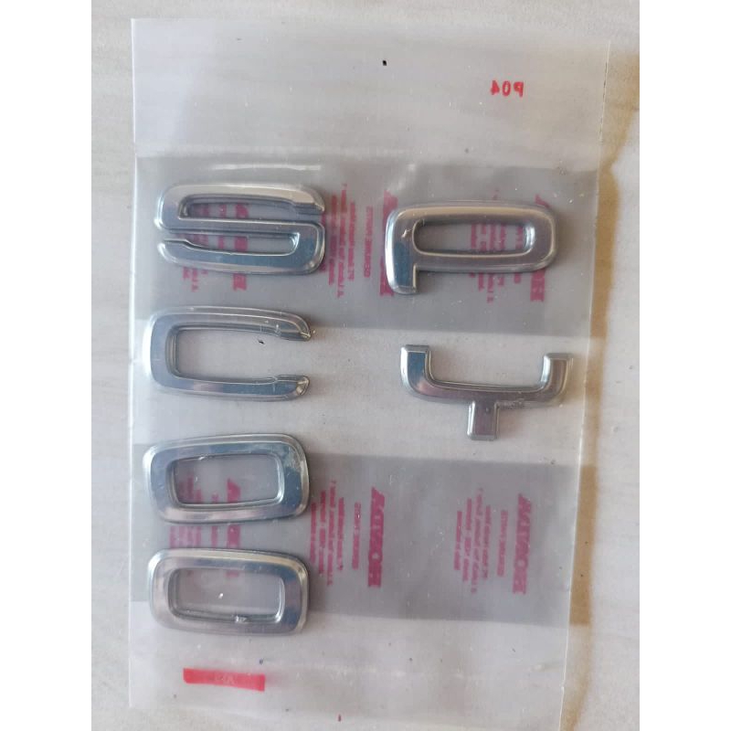 emblem timbul scoopy 2021 2022 2023 original honda