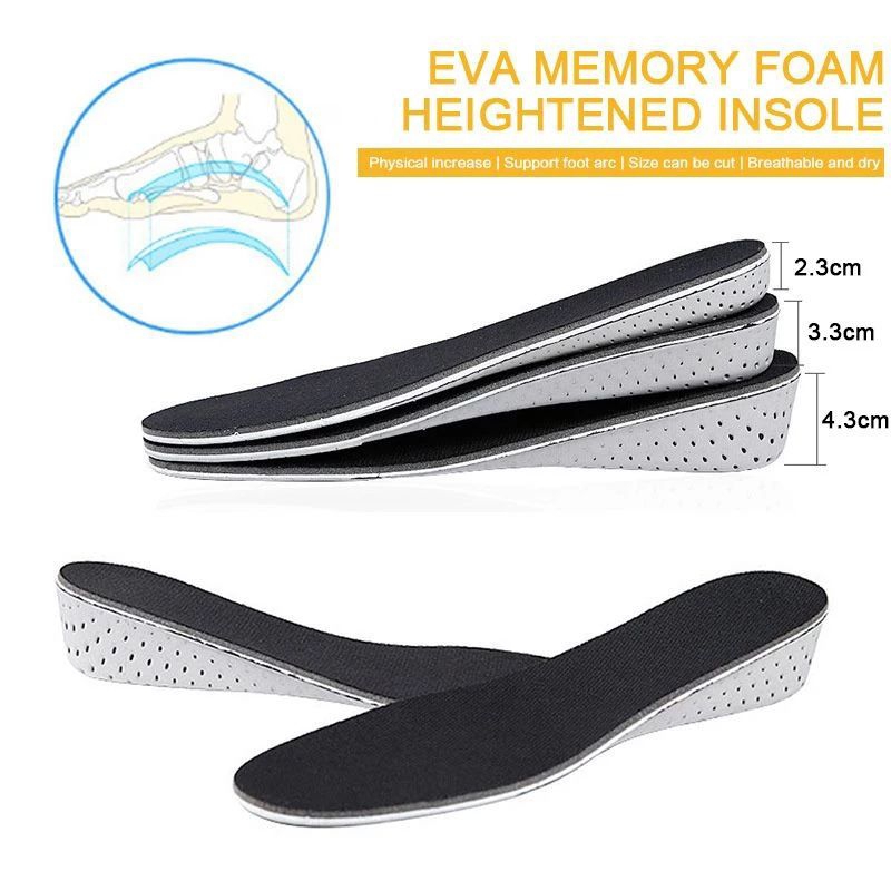 Insole Peninggi Badan 4cm  Sol Penambah Tinggi Badan Air Cushion Adjustable Height  Peninggi Badan 4